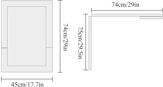Wall Mounted Folding Table, Flip-up Dining Table Wood Drop-Leaf Desk - Image 3