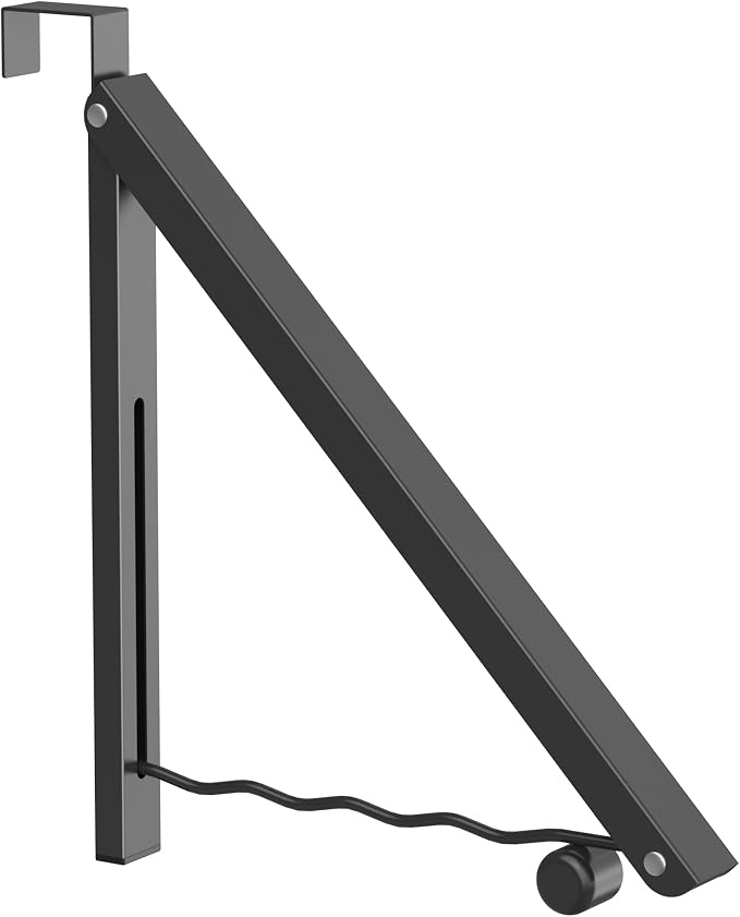 Clothes Drying Rack for Laundry Room Organization, Foldable Over The Door by Hleelomi