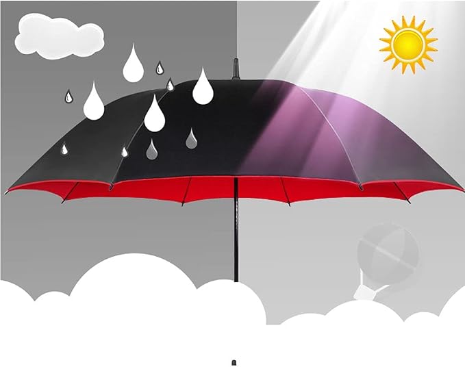 Large Golf Umbrella Windproof Waterproof Heavy Duty Automatic Umbrella Classic - Image 4