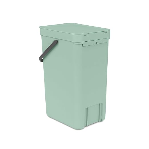 Brabantia Sort & Go Kitchen Recycling Bin | S / 4.2 Gal / 16L | Jade Green | - Image 5