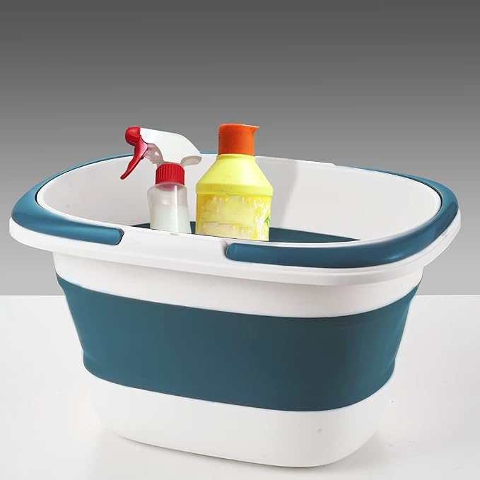 2 Pack Large Collapsible Mop Bucket 4.2 Gallon - Image 7