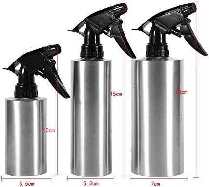 Fdit Plant Spray Bottle, 250ml Stainless Steel Hand Pressing, Adjustable Nozzle - Image 2