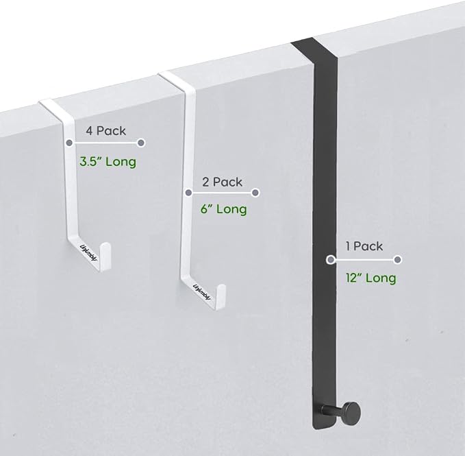 Unjumbly 4 Pack Over The Door Hooks - Image 7