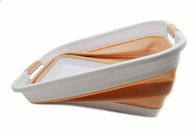 SAMMART 41L Collapsible Plastic Laundry Basket-Foldable Pop Up Storage - Image 9