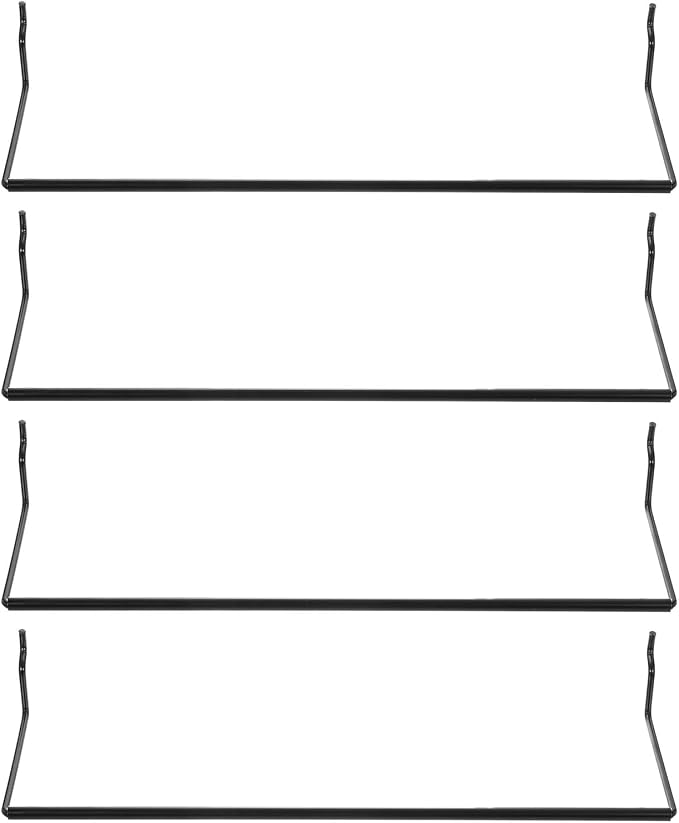 HARFINGTON 4pcs Pegboard Paper Towel Holder 11" Metal Peg Board Display Hook by HARFINGTON