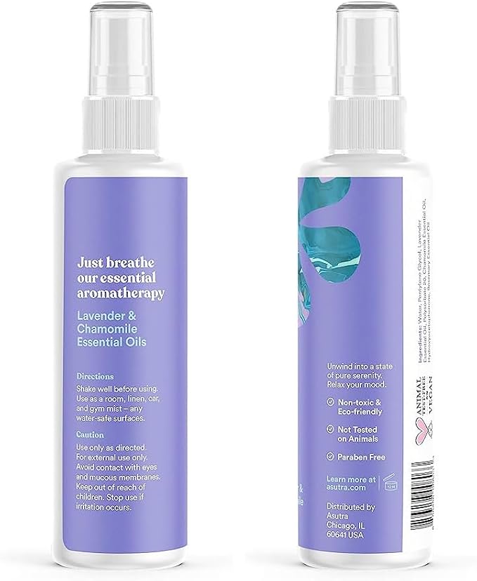 ASUTRA Multi-Use Essential Oil Aromatherapy Spray, 4 fl oz Each – Mist - Image 3
