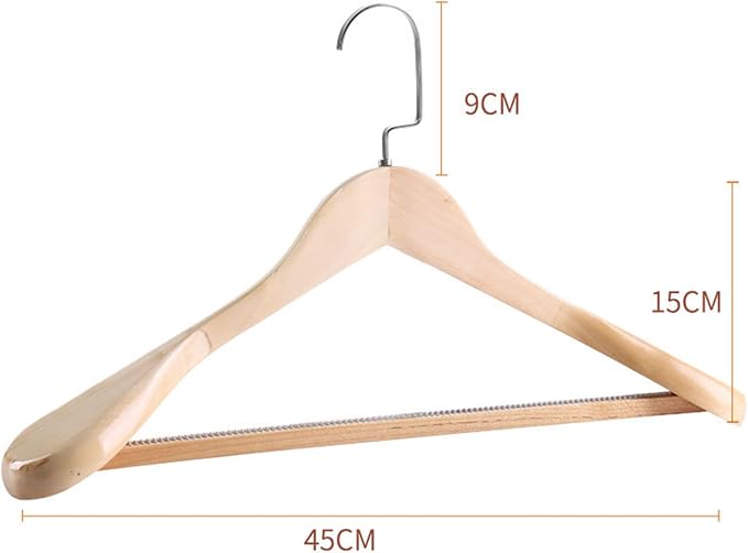 Heavy-Duty Clothes Hanger Wooden Coat - Image 5