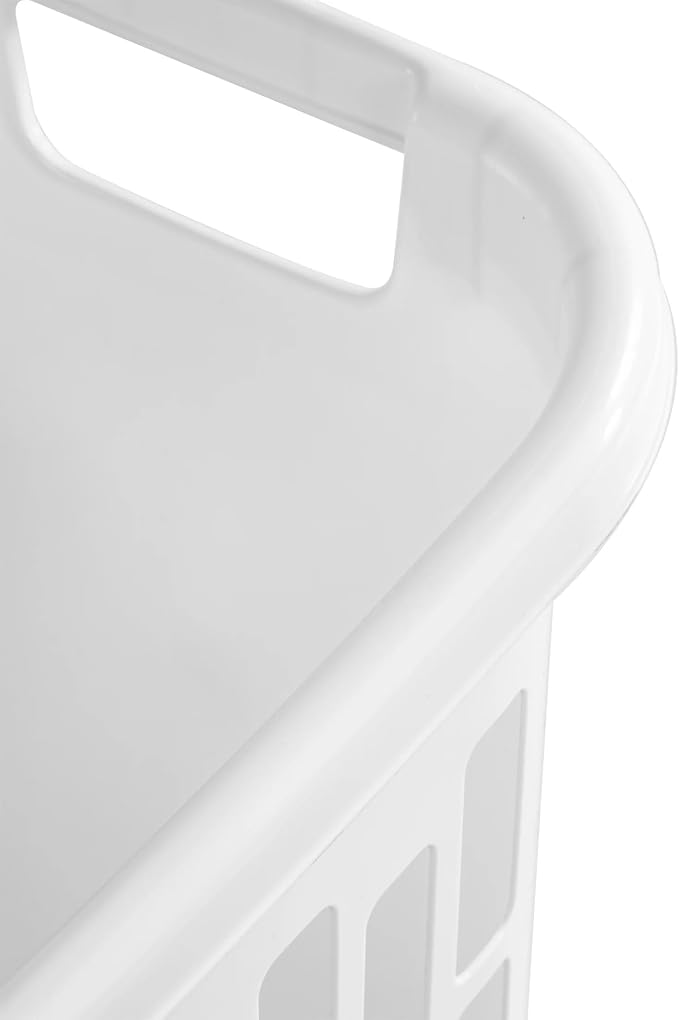 Rectangular Open Plastic Laundry Basket - Image 9