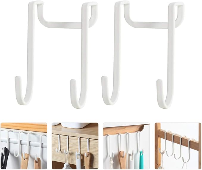 Cabilock Storage Drawers 2 Pcs Iron Door Hooks Door Ironing Iron and Ironing - Image 8
