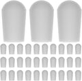 STOBAZA Clothes Hanger Rubber Covers 100 Pack PVC End Caps Protective Wire Hook by EaseLiving