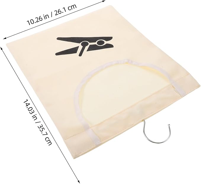 Clothespin Storage Bag | Laundry Clips Holder - Image 8