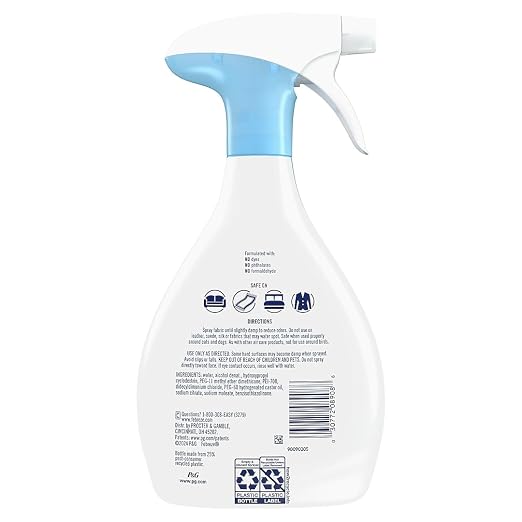 Febreze FABRIC Refresher, Zero Perfume, 23.6 oz Spray Bottle - Image 3
