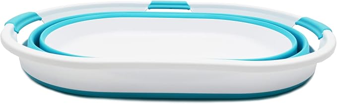 SAMMART 44L Collapsible Plastic Laundry Basket - Image 3