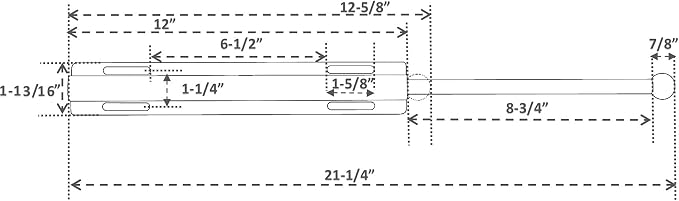 12" Valet Rod Standard for Closet - Image 4