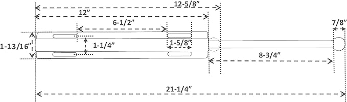 12" Valet Rod Standard for Closet Satin Brass SB Metal - Image 3