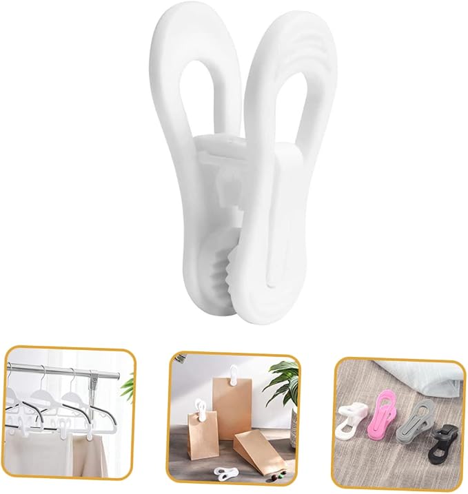 Ciieeo 30pcs Dry Rack for Clothes Pants Hangers Clips Laundry Organizer Plastic - Image 3