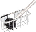 Stainless Steel Rack Drain Basket Sink Dish Drainers Wall Grid Panel Display by Unknown