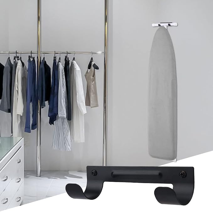 CALIDAKA Ironing Board Hanger, Wall Mount Ironing Board Holder - Image 4