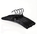 Black Satin Padded Sweater Hangers 5 Pack, Blouse Hanger by BettertoU