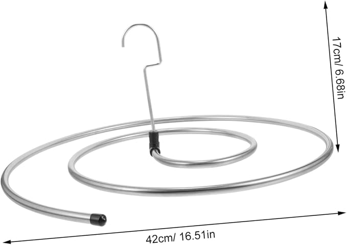 Cabilock 2Pcs Heavy-Duty Stainless Steel Rotatable Spiral Drying Rack - Image 8