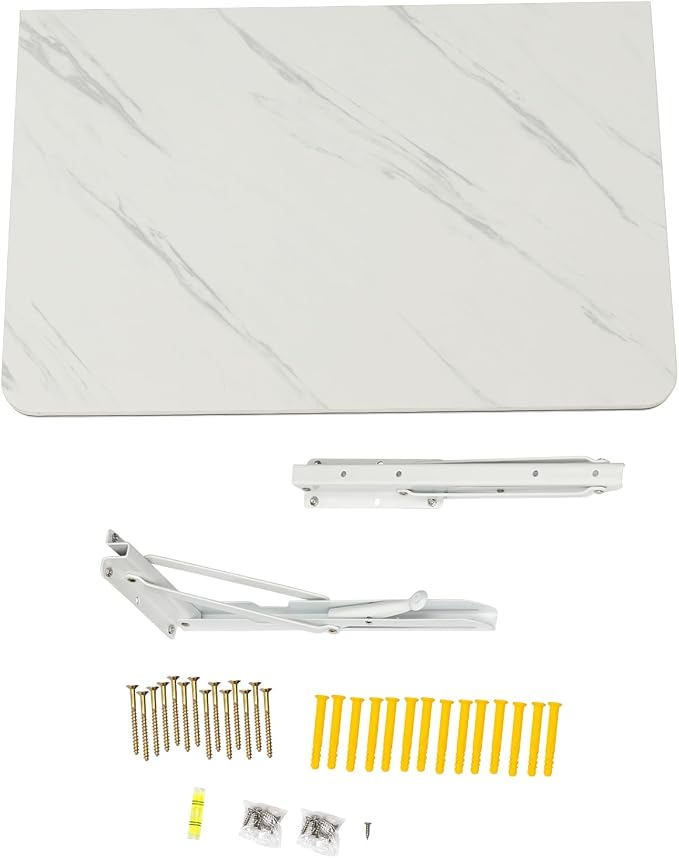 Folding Wall Mount Desk, Floating Computer Desk Fold Down Table - Image 6