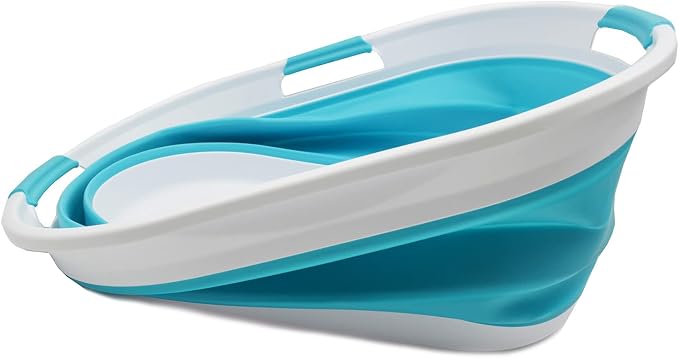 SAMMART 44L Collapsible Plastic Laundry Basket - Image 4