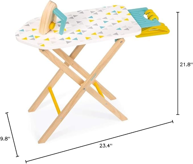 Janod Ironing Board Set – Pretend Laundry Set - Image 7