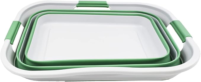 SAMMART 30L Collapsible Plastic Laundry Basket - Image 3