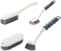 GALPADA 4pcs Kitchen Cleaning Pot Brush Set Dish Brush Straw Cleaner Bathroom by GALPADA