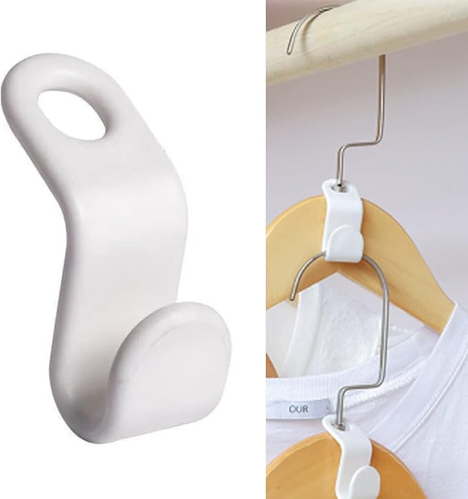100PCS Closet Space Saver, Clothes Hanger Connector Hooks, Small Organization by otylzto