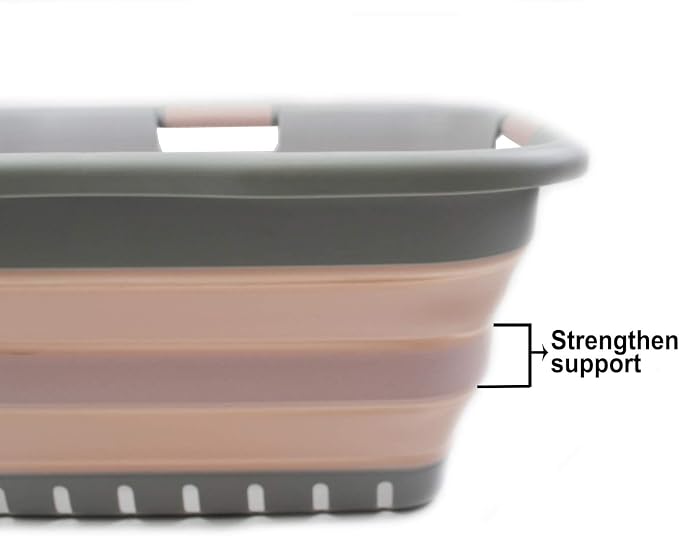SAMMART 41L Collapsible Plastic Laundry Basket - Image 5
