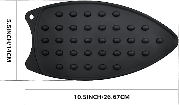 yuntop 2 Pcs Silicone Iron Rest Pads Multipurpose Iron Hot Resistant Mat - Image 2