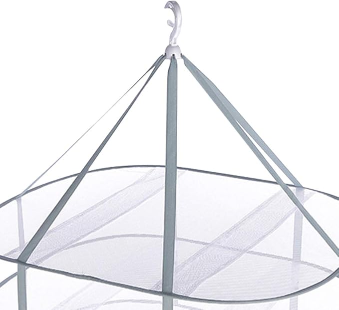 3 Tier Folding Drying Rack, 10Lb Capacity Space Saving Hanging Dryer - Image 4