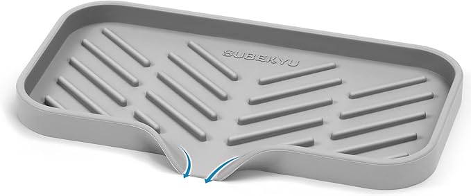 SUBEKYU Silicone Kitchen Soap Tray, Sink Tray by SUBEKYU