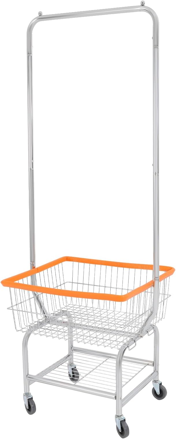 Laundry Cart Mobile Laundry Basket - Image 4