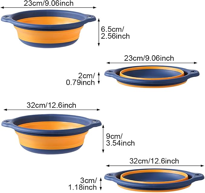 Collapsible Wash Basin, Round Folding Washing Bin Bucket - Image 6