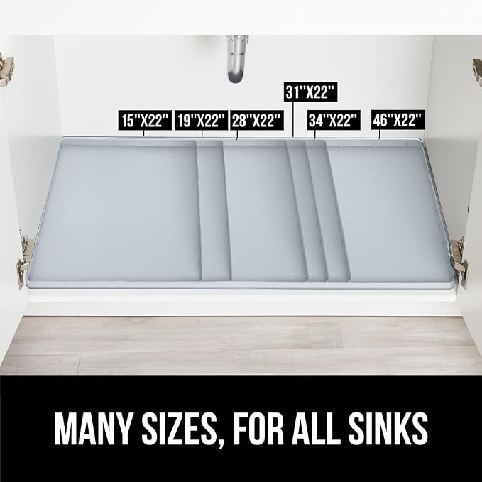GORILLA GRIP Waterproof Silicone Under Sink Mat - Image 8