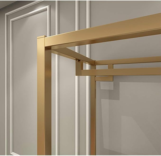 HOMEKAYT Gold Clothing Racks - Image 3