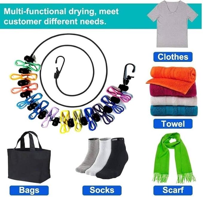 2 Pack Portable Clothesline - Image 4