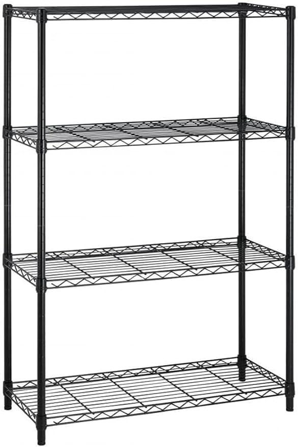 Meet perfect 4-Tier Heavy Duty Wire Shelving Unit, 1000 lbs Total Capacity by Meet+perfect