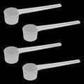 Ouligay 4pcs 5ML Plastic Measuring Spoons, Teaspoon Scoop, Coffee Scoops by Ouligay