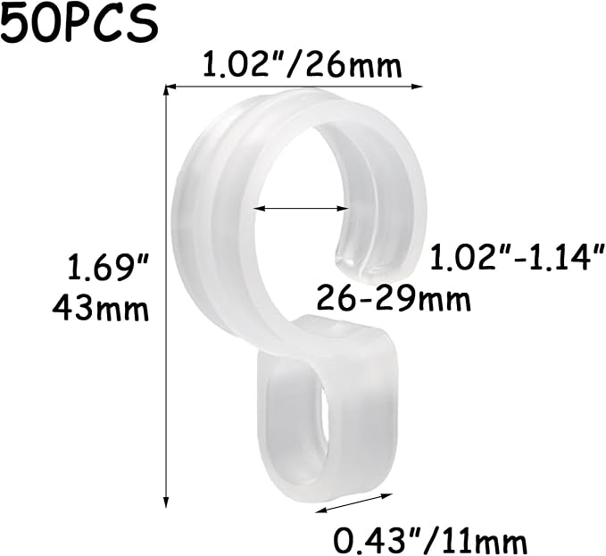 HEVSTIL 50 Pack Windproof Hooks - Image 2