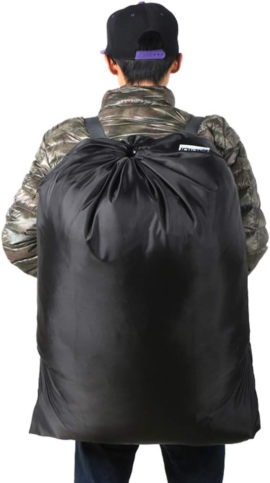 2 Pack Laundry Bag Backpack, 27” x 34”Sturdy Laundry Bag - Image 3