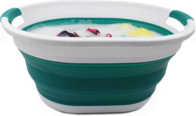 SAMMART 32L Collapsible Plastic Laundry Basket - Image 5