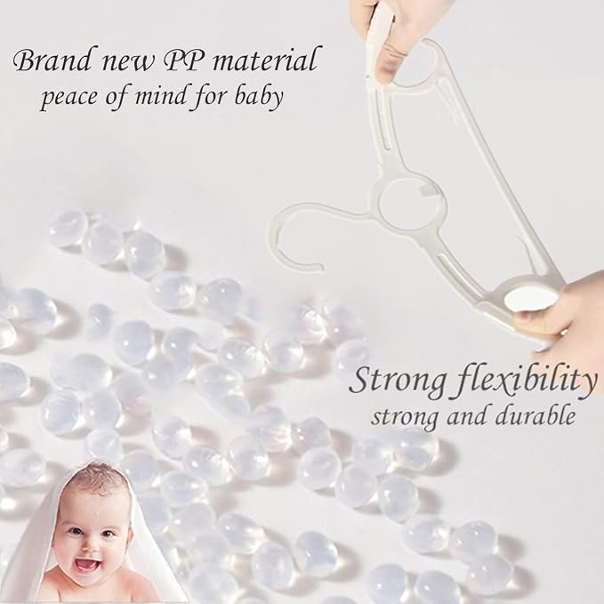 Baby Hangers 20 Pieces 11“-14‘’ Retractable Non-Slip Adjustable Multifunctional - Image 6