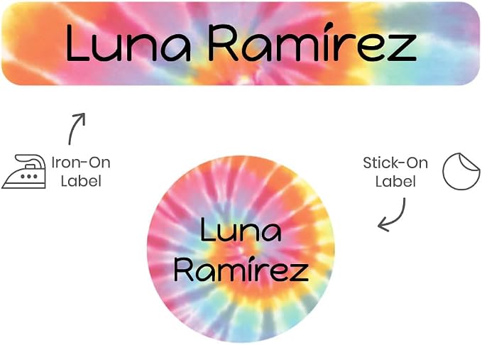 Name Bubbles - Custom Name Tags - Personalized Daycare, & Camp Labels, Iron-On - Image 3