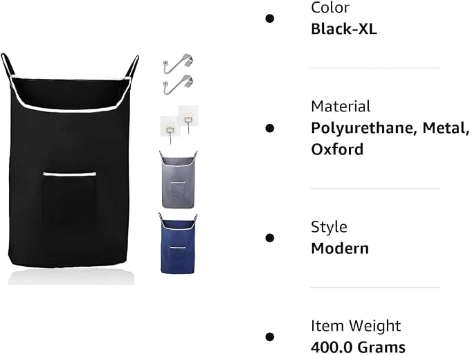 The Fine Living Co. X-Large Hanging Laundry Hamper - Image 9