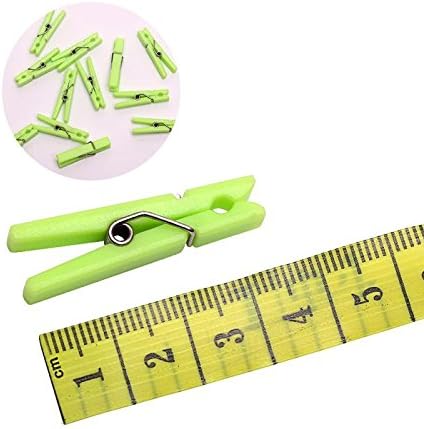50 PCS Small Transparent Plastic Tool Paper Clips Clothespins Clip Clothing - Image 8