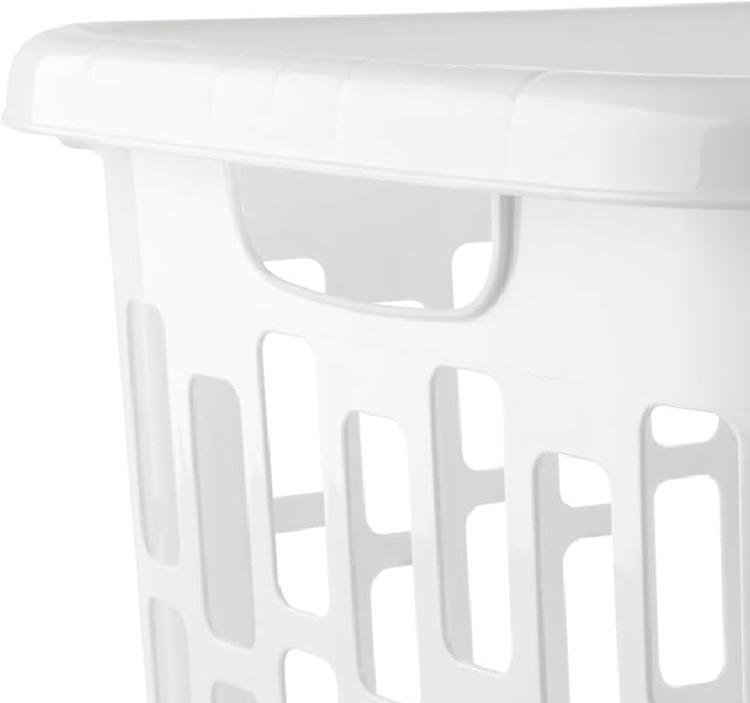 Sterilite Ultra Easy Carry Plastic Dirty Clothes Laundry Basket Hamper - Image 8