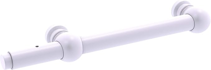 Traditional style Extendable Valet Rod Matte White by AlliedBrass